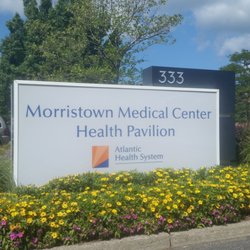 Morristown Medical Center Health Pavilion - Parking Entrance Sign