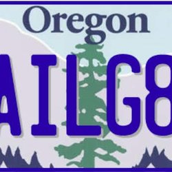 Tailg8's Game Day Grill - What a license plate!