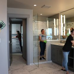 Stop Drop & Clean - SDC team works on million dollar units at Semiahmoo.  #construction clean up.