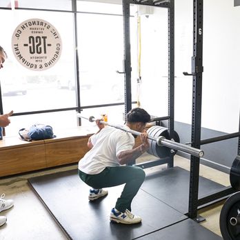The Strength Co. - Costa Mesa - We start all of the Starting Strength lifts with an empty barbell; teaching you the movement pattern before loading weight. - Trainers Near Me - Costa Mesa, California The Strength Co. - Costa Mesa - We start all of the Starting Strength lifts with an empty barbell; teaching you the movement pattern before loading weight. - Trainers Near Me - Costa Mesa, California