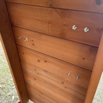 Doublejay Assemblies - Exposed bolts. These were supposed to be covered - Furniture Assembly Near Me