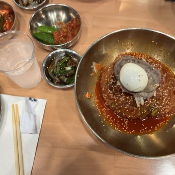 LEE GA - Spicy nangmyeon with beef rib - Korean Near Me - Los Angeles, California LEE GA - Spicy nangmyeon with beef rib - Korean Near Me - Los Angeles, California
