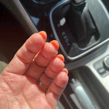 Bliss Nail Spa - Tons of acrylic, tips not painted.. underneath the nail not filed down Tiffany is bad - Nail Salons Near Me - Dallas, Texas Bliss Nail Spa - Tons of acrylic, tips not painted.. underneath the nail not filed down Tiffany is bad - Nail Salons Near Me - Dallas, Texas