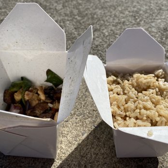 Ubon Thai Kitchen - Eggplant compared to rice - Thai Near Me - Eugene, Oregon