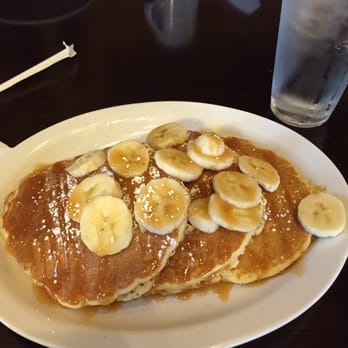 Eggsellent Cafe - Bananas foster pancakes - Breakfast & Brunch Near Me - Carrollton, Texas