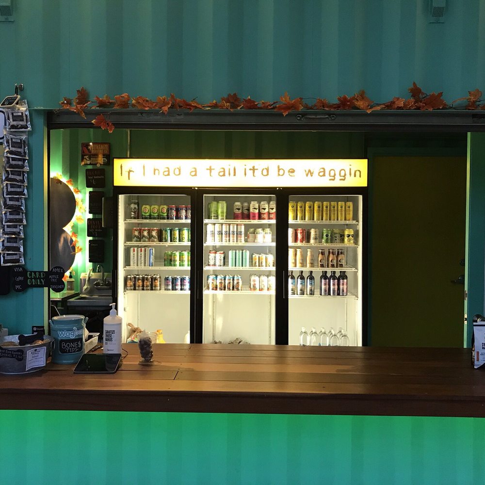 Wagbar - the front of a store with a green wall - Dog Parks Near Me - Weaverville, North Carolina Wagbar - the front of a store with a green wall - Dog Parks Near Me - Weaverville, North Carolina