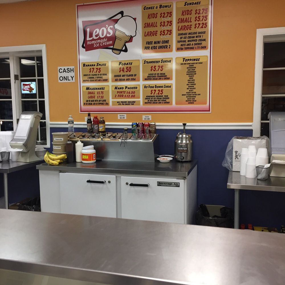 Leo's Ice Cream - Ice Cream & Frozen Yogurt Near Me - Carlisle, Pennsylvania Leo's Ice Cream - Ice Cream & Frozen Yogurt Near Me - Carlisle, Pennsylvania