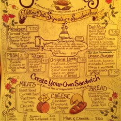 The Yellow Deli - Menu pg1