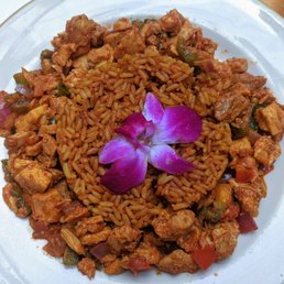 Doro Tibs with Jollof Rice