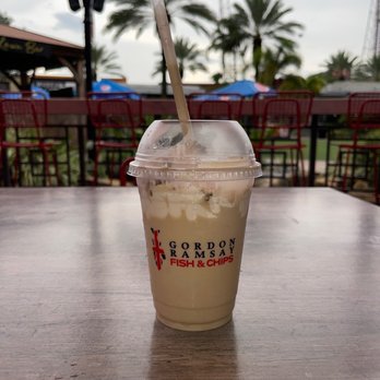 Gordon Ramsay Fish & Chips - Biscoff Shake - Fish & Chips Near Me - Orlando, Florida Gordon Ramsay Fish & Chips - Biscoff Shake - Fish & Chips Near Me - Orlando, Florida