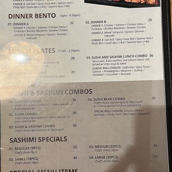 Sushi Bear - Menu Feb 2025 - Sushi Bars Near Me - Tustin, California Sushi Bear - Menu Feb 2025 - Sushi Bars Near Me - Tustin, California