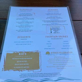 Big Chill Beach Club - Menu - Venues & Event Spaces Near Me - Bethany Beach, Delaware
