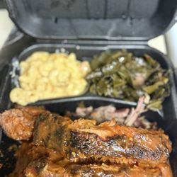 Jazzy's BBQ - Three meat platter with two sides