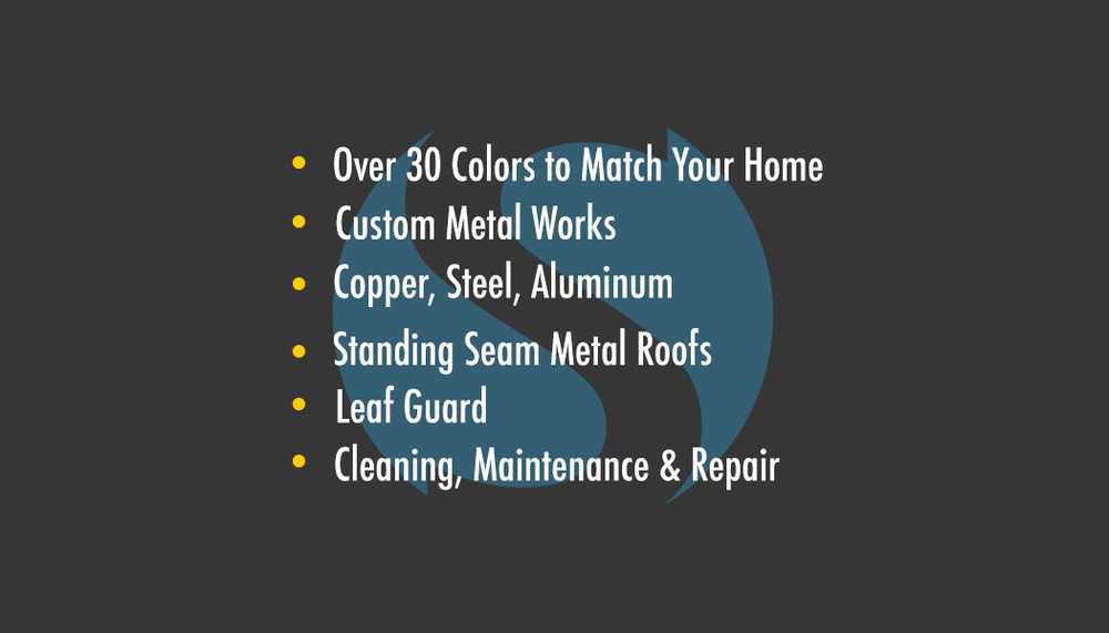 Slide of Signature Rain Gutters & Metal Works