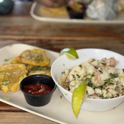 Chido's - Octopus ceviche tostone