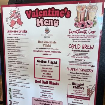 Oo de Lally Coffee - Valentine's Day menu - Coffee & Tea Near Me - Castle Rock, Colorado Oo de Lally Coffee - Valentine's Day menu - Coffee & Tea Near Me - Castle Rock, Colorado
