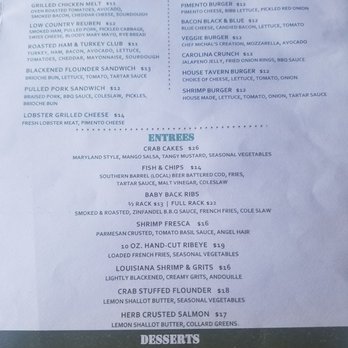 LagerHead Tavern - Menu - New American Near Me - Hilton Head Island, South Carolina