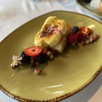A.R. Valentien - Crème limoncello cake - New American Near Me - La Jolla, California