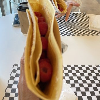Les Bobos Crepes - Lemon Raspberry Crepes. Lots of berries! - Creperies Near Me - Austin, Texas Les Bobos Crepes - Lemon Raspberry Crepes. Lots of berries! - Creperies Near Me - Austin, Texas