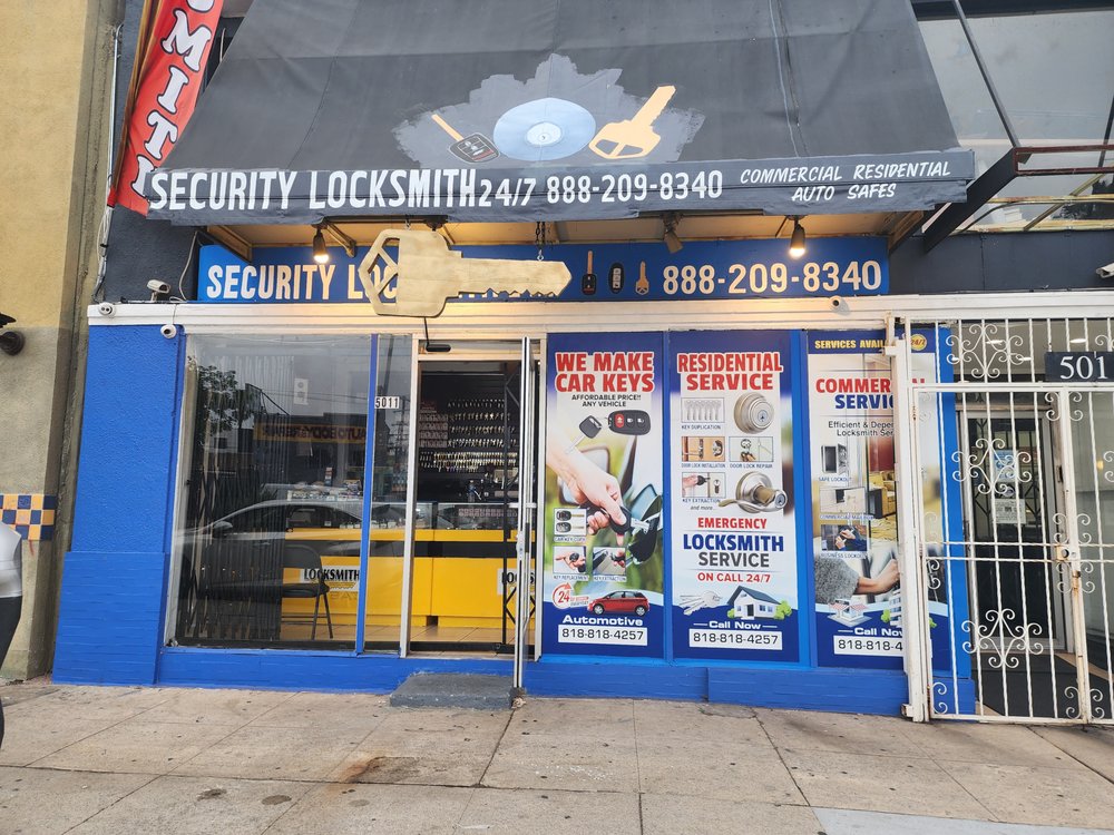 SECURETY LOCKSMITH 5011 W Pico Blvd, Los Angeles, California Keys