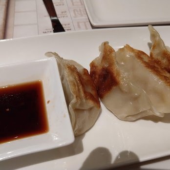 Nine Dragons Restaurant - Pork Potstickers w/excellent dipping sauce - Chinese Near Me - Lake Buena Vista, Florida Nine Dragons Restaurant - Pork Potstickers w/excellent dipping sauce - Chinese Near Me - Lake Buena Vista, Florida