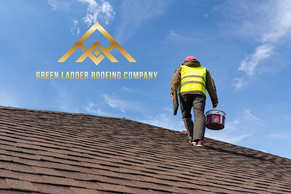 Slide of Green Ladder Roofing