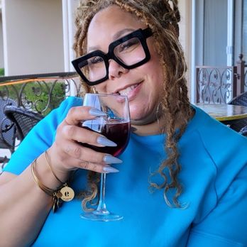 Churon Winery - Me, enjoying a glass of Sangria - Wineries Near Me - Temecula, California