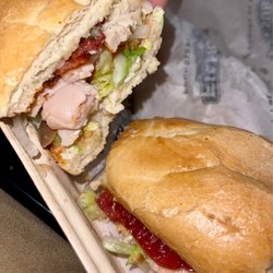 Firehouse Subs - Club on a sub w/ added mushrooms and chicken