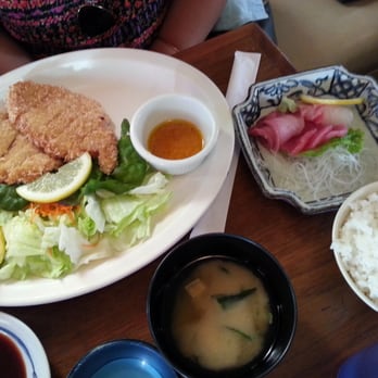 Iccho Restaurant - Pork cutlet Sashimi Combo - Sushi Bars Near Me - Torrance, California