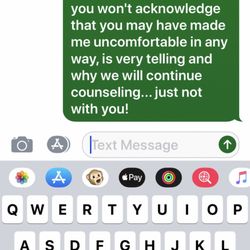 Peggy Lesnick Therapy - Text 4(We blocked her after this)