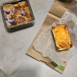 Revolution Bakery - This was $14.58 total for a bread pudding and breakfast bar. April 2026