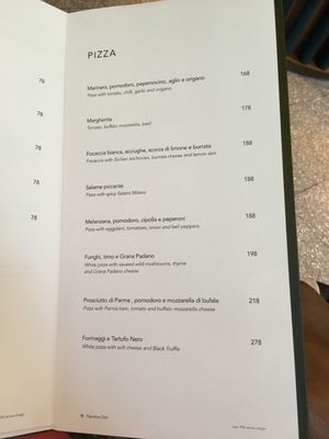 Menu photo 2 Spiga Hong Kong, HK