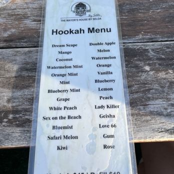 The Mayor’s House By Selda - Hookah menu - Mediterranean Near Me - Dallas, Texas The Mayor’s House By Selda - Hookah menu - Mediterranean Near Me - Dallas, Texas
