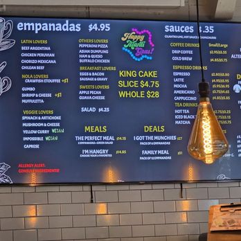 Empanola - Menu for Empanola Magazine St - Empanadas Near Me - New Orleans, Louisiana Empanola - Menu for Empanola Magazine St - Empanadas Near Me - New Orleans, Louisiana