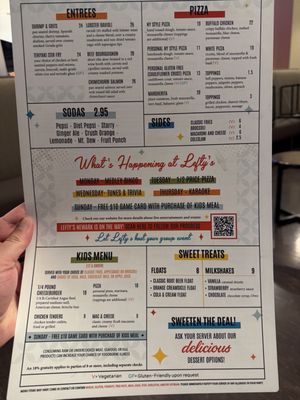 Menu photo 1 Lefty's Alley & Eats Lewes, DE Menu photo 1 Lefty's Alley & Eats Lewes, DE