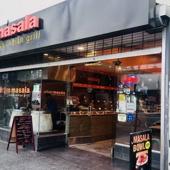 Urban Masala - Entrance on Hollywood Boulevard - Indian Near Me - Los Angeles, California