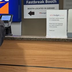 Budget Rent-A-Car - Reminder to self: sign up for a fast break.
