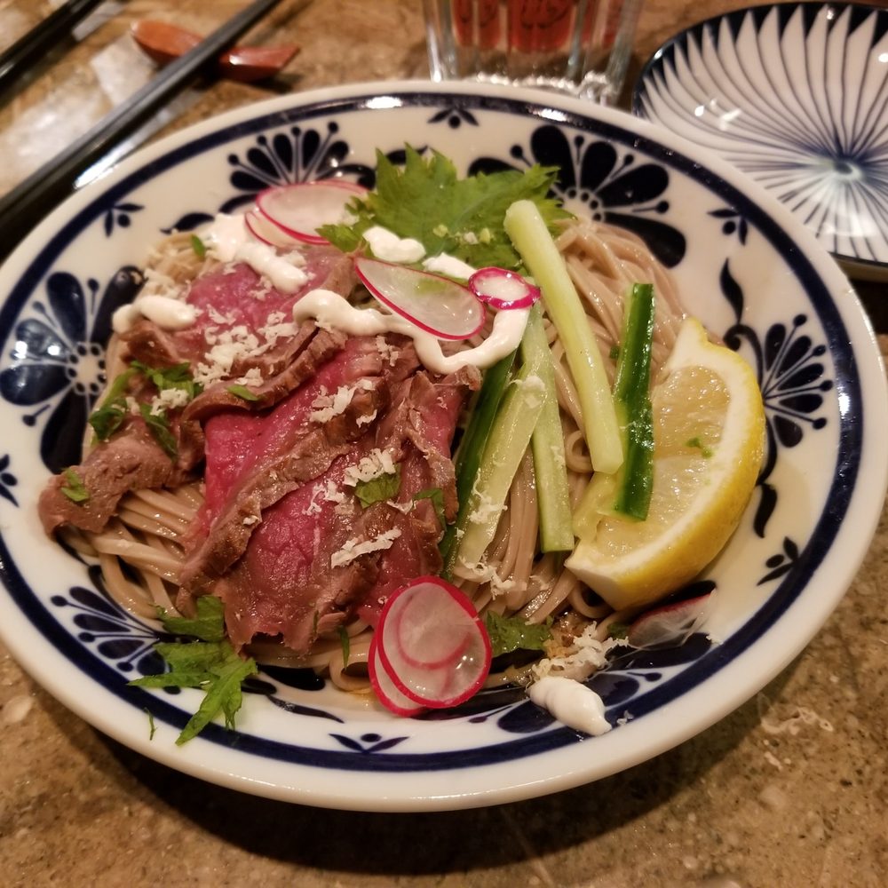 Kamonegi - Beef tataki soba - Japanese Near Me - Seattle, Washington Kamonegi - Beef tataki soba - Japanese Near Me - Seattle, Washington