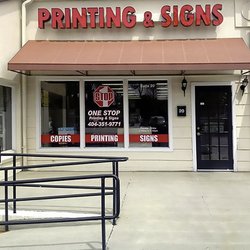 One Stop Printing & Signs - photo One Stop Printing & Signs Atlanta GA storefront