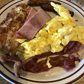 Pancakes R Us - The lumberjack combo. Hasbrowns 10/10 eggs 9/10 sausage 10/10 bacon 8/10 ham 7/10 - Desserts Near Me - Costa Mesa, California Pancakes R Us - The lumberjack combo. Hasbrowns 10/10 eggs 9/10 sausage 10/10 bacon 8/10 ham 7/10 - Desserts Near Me - Costa Mesa, California