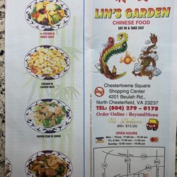 Lin's Garden Chinese Restaurant - Menu