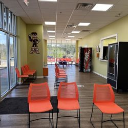 Urgent Care for Children - Spacious waiting area with TVs and vending machines