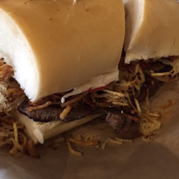 Sergio's Restaurant - Pan con bistec. - Cuban Near Me - Miami, Florida Sergio's Restaurant - Pan con bistec. - Cuban Near Me - Miami, Florida