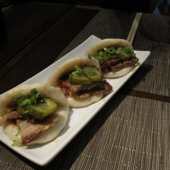 AnQi Bistro - Bao Bun with Braised Pork Belly - Asian Fusion Near Me - Costa Mesa, California AnQi Bistro - Bao Bun with Braised Pork Belly - Asian Fusion Near Me - Costa Mesa, California
