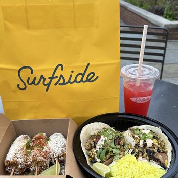 Surfside Taco Stand - Street corn on the cob and Grilled chicken tacos were sooo good! - Tex-Mex Near Me - Washington, DC, District of Columbia Surfside Taco Stand - Street corn on the cob and Grilled chicken tacos were sooo good! - Tex-Mex Near Me - Washington, DC, District of Columbia