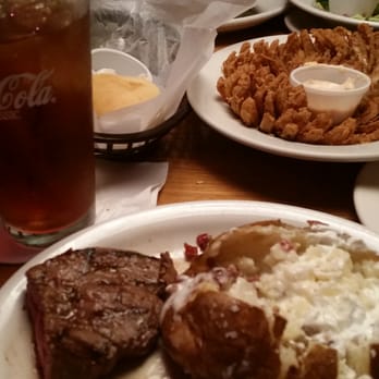 Texas Roadhouse - Serloin, baked potato with a cactus bloom - Steakhouses Near Me - Westover, West Virginia Texas Roadhouse - Serloin, baked potato with a cactus bloom - Steakhouses Near Me - Westover, West Virginia