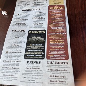 Boots Bar & Grill - Menu - American Near Me - Medora, North Dakota