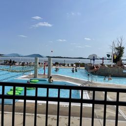 Outside pool