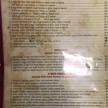 Nix Restaurant - Breakfast menu! - Breakfast & Brunch Near Me - Chesapeake, Virginia