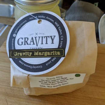 Gravity Tavern - To go house margarita - with instructions! - Steakhouses Near Me - Mill Valley, California Gravity Tavern - To go house margarita - with instructions! - Steakhouses Near Me - Mill Valley, California